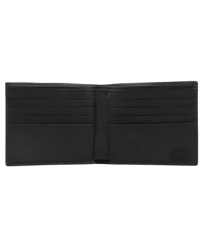 Shop Fendi Leather Flap-over Wallet In Blue