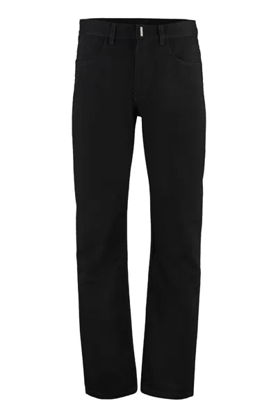 Shop Givenchy Straight Leg Jeans In Black