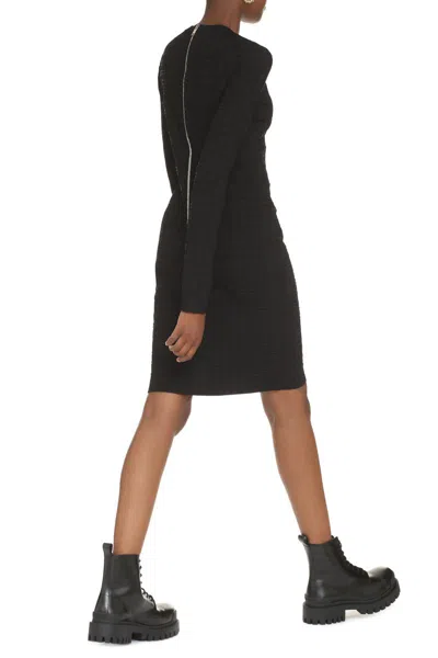 Shop Givenchy Stretch Viscose Dress In Black