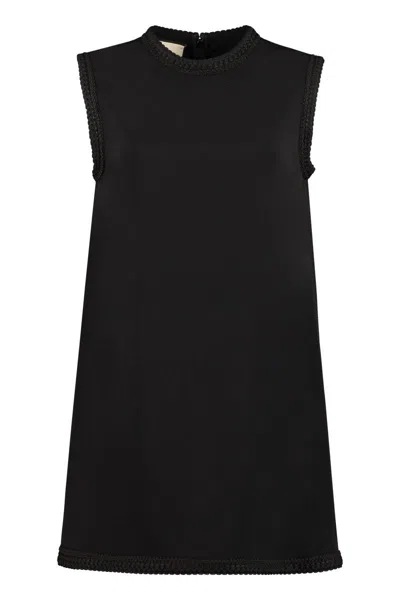 Shop Gucci Cady Tunic Top In Black