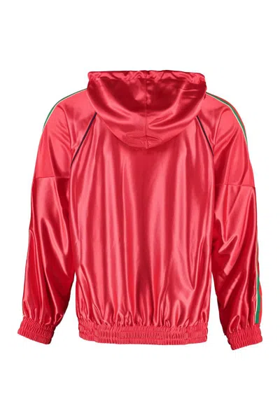 Shop Gucci Jersey Sweatshirt In Red