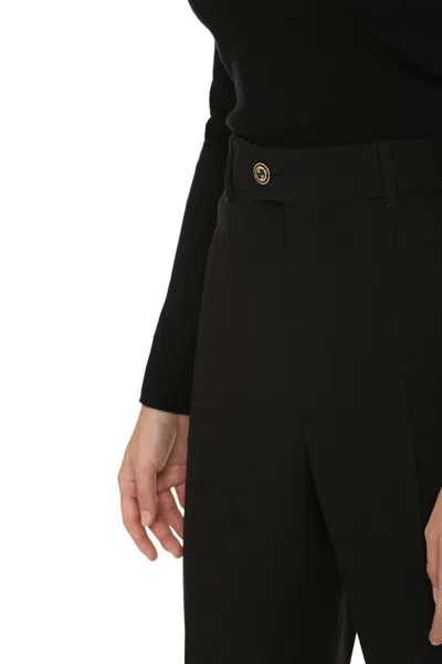 Shop Gucci Tailored Trousers In Black
