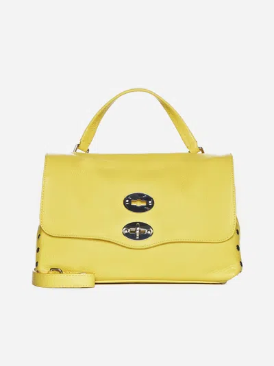 Shop Zanellato Postina S Daily Leather Bag In Yellow Procida