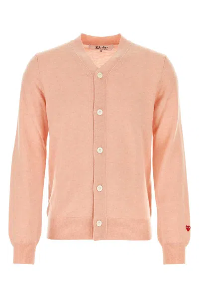 Shop Comme Des Garçons Play Comme Des Garcons Play Knitwear In Pink
