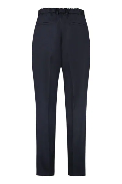 Shop Jil Sander Tailored Trousers In Blue