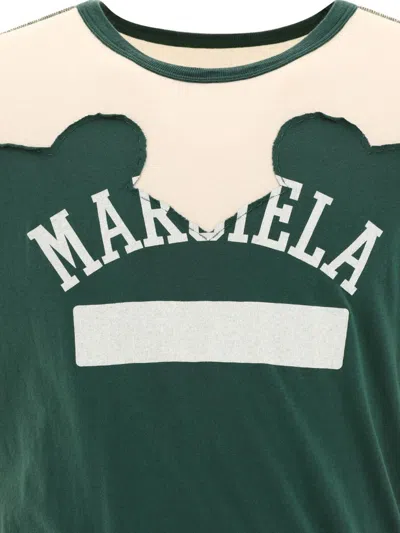 Shop Maison Margiela Décortiqué T-shirt In Green