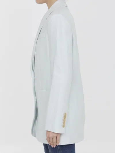 Zimmermann Natura Linen Jacket In Green