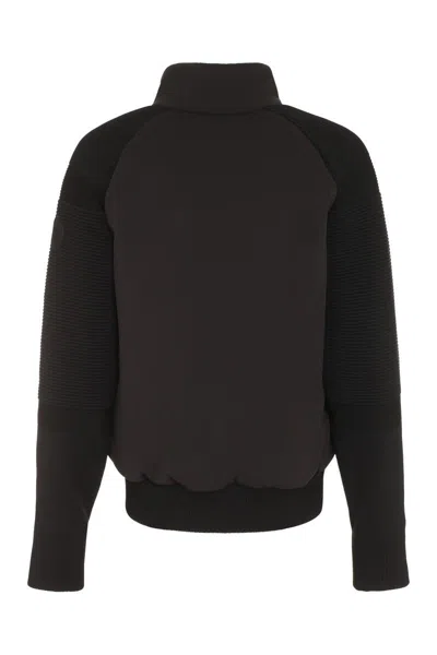 Shop Woolrich Suffolk Techno Fabric Jacket In Black
