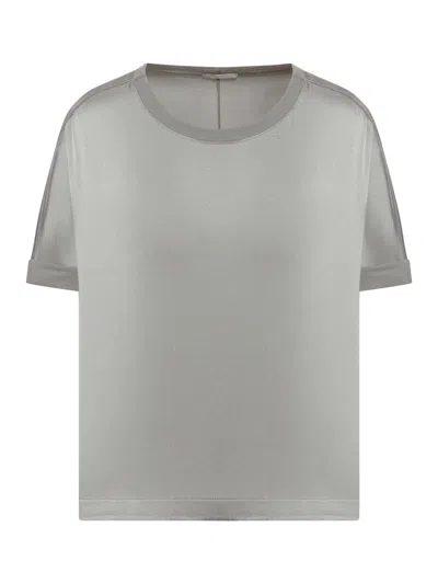 Shop Transit T-shirt In Silk In Grey