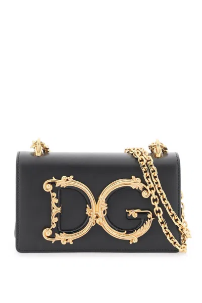 Shop Dolce & Gabbana 'dg Girls' Mini Bag In Black