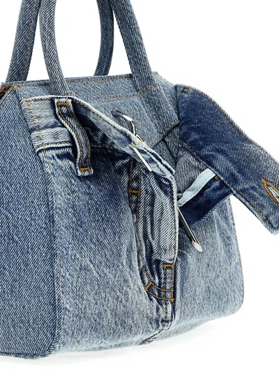 Shop Givenchy 'antigona Lock' Mini Handbag In Blue