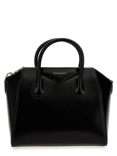 Shop Givenchy 'antigona' Small Handbag In Black