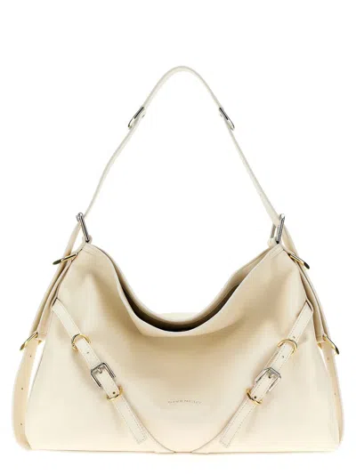 Shop Givenchy 'voyou' Medium Shoulder Bag In White