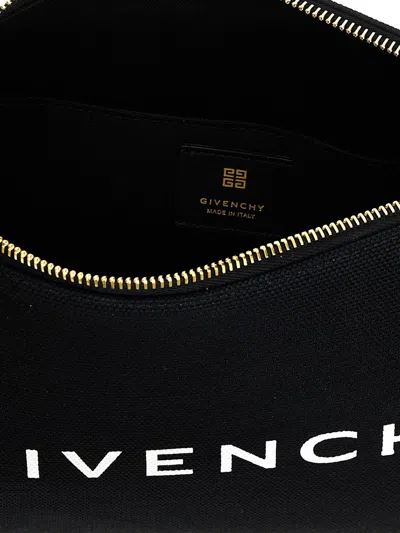 Shop Givenchy Large Canvas Pouch In Black