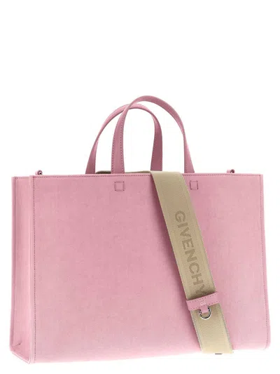 Shop Givenchy Medium 'g-tote' Shopping Bag In Pink