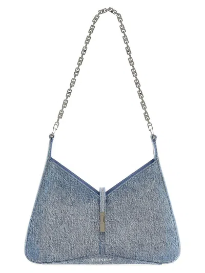 Shop Givenchy Small 'cut Out' Shoulder Bag In Blue