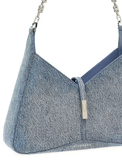 Shop Givenchy Small 'cut Out' Shoulder Bag In Blue