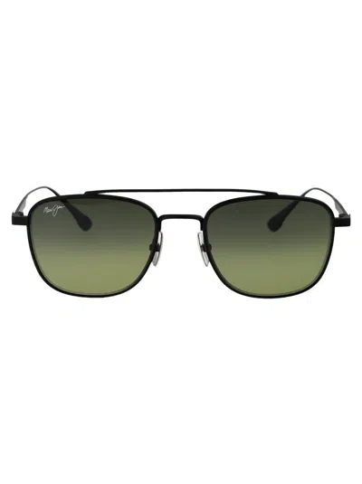 Shop Maui Jim Sunglasses In 02 Ht Kahana Matte Black