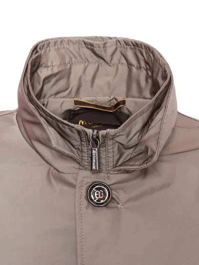 Shop Moorer Coat In Brown