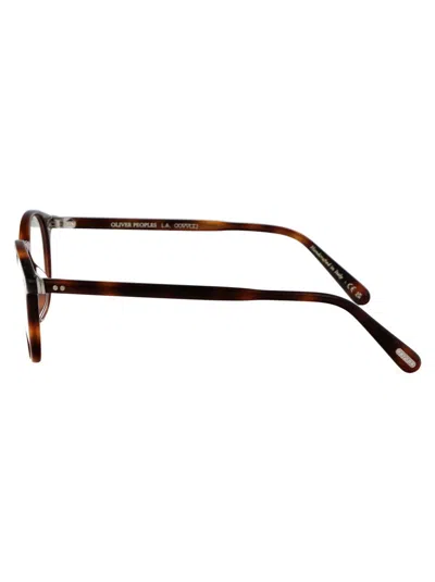 Oliver Peoples Womens Ov5454u Desmon Round-frame Acetate Optical Glasses Brown In 1007 Dark Mahogany