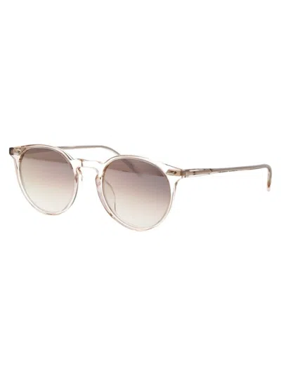 Shop Oliver Peoples Sunglasses In 1743q1 Cherry Blossom