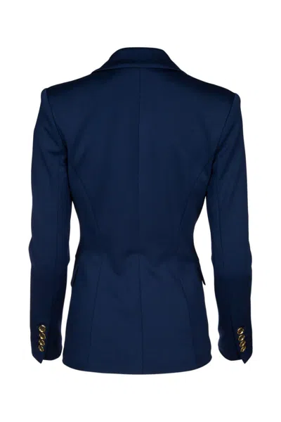 Shop Pinko Jackets And Vests In Blue
