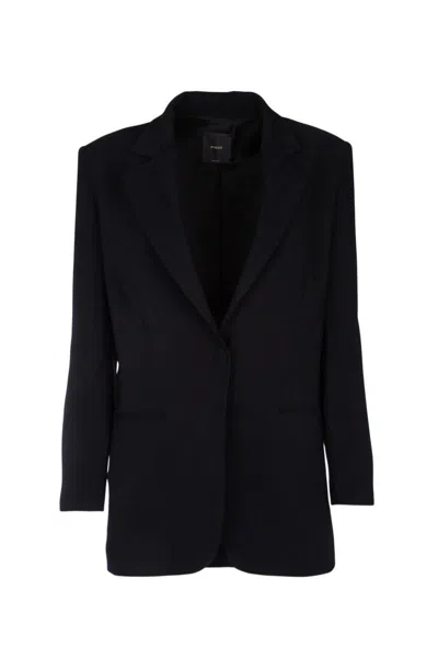 Shop Pinko Jackets And Vests In Black
