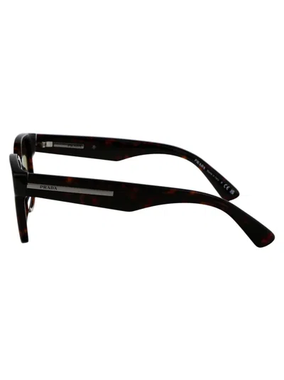 Prada Tortoiseshell-effect D-frame Sunglasses In 17n08t Havana