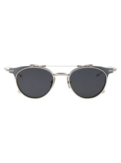 Shop Thom Browne Sunglasses In 045 Silver
