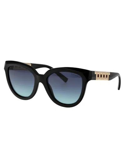 Tiffany & Co Tiffany Black Acetate Sunglasses In 83429s Black