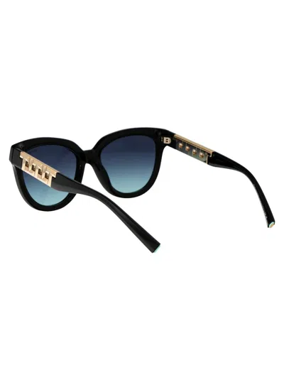 Tiffany & Co Tiffany Black Acetate Sunglasses In 83429s Black