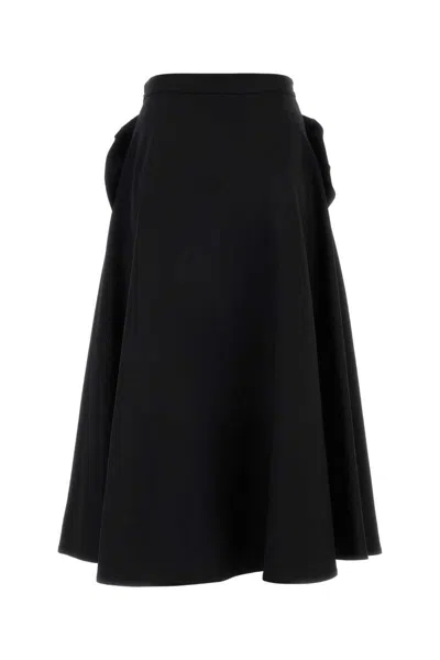 Shop Valentino Garavani Skirts In Black