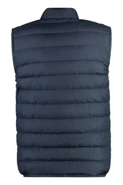 Shop Woolrich Sundance Bodywarmer Jacket In Blue