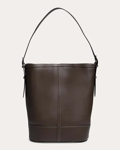 Shop Hunting Season Women's The Leather Hobo In Brown