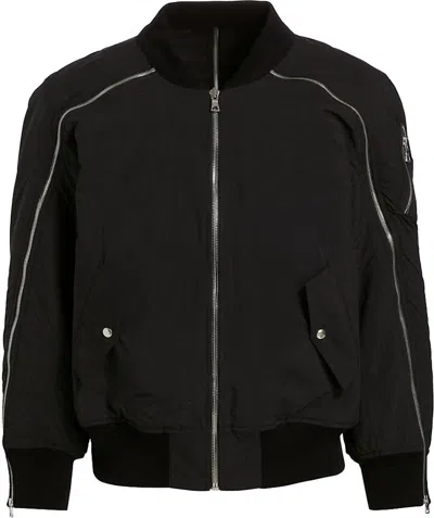 Shop Rta Issac Bomber Jacket In Black