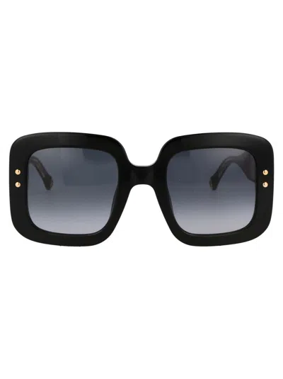 Shop Carolina Herrera Sunglasses In 8079o Black