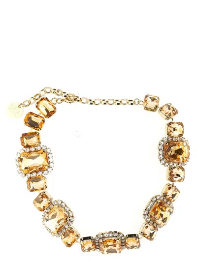 Shop Dea D•e•a Stone Choker Necklace In Orange