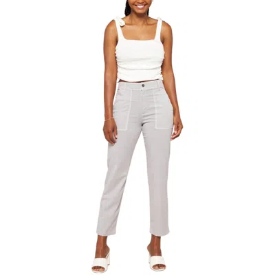 Shop Bella Dahl James Patch Pocket Trouser In Grey Mist