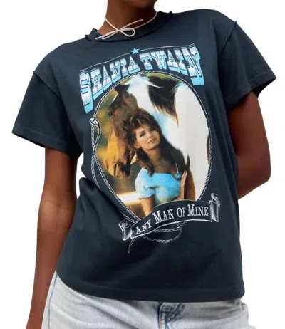 Shop Daydreamer Shania Twain Any Man Of Mine Reverse Tour Tee In Vintage Black