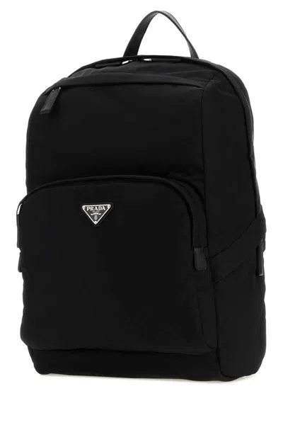 Shop Prada Backpacks In Black