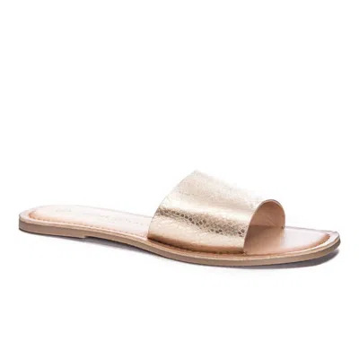 Shop Chinese Laundry Regina Sandal In Gold