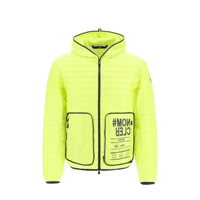 Shop Moncler Ardon Padded Jacket In Yellow