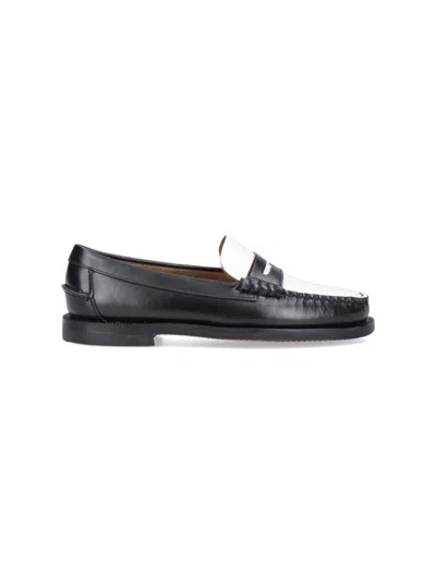 Shop Sebago Flat Shoes In Black