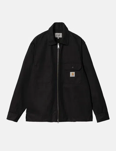 Shop Carhartt -wip Rainer Over Shirt In Black