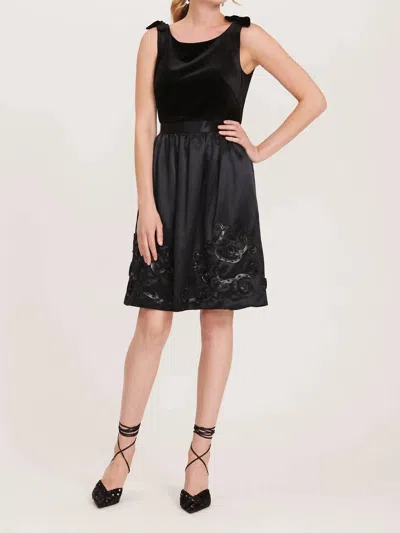 Tyler Boe Haden Cocktail Dress In Black In Black