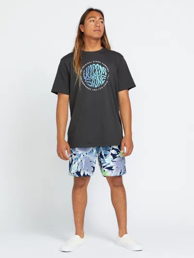 Shop Volcom Twisted Up Short Sleeve Tee - Stealth In Multi