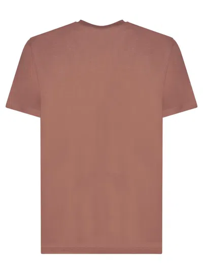 Shop Zanone T-shirts In Brown