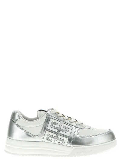 Shop Givenchy 4g Sneakers Silver