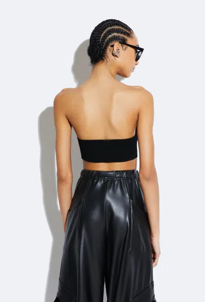 Lapointe Matte Viscose Bandeau In Black
