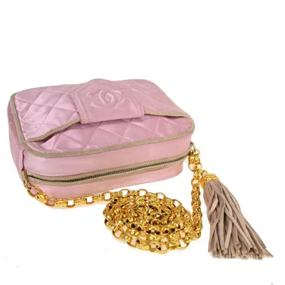 Pre-owned Chanel Camera Pink Synthetic Shoulder Bag ()